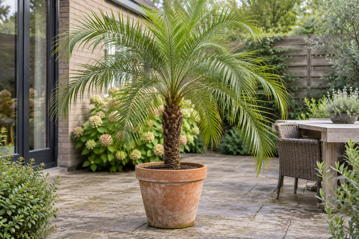 Phoenix roebelenii - Dwergdadelpalm in pot