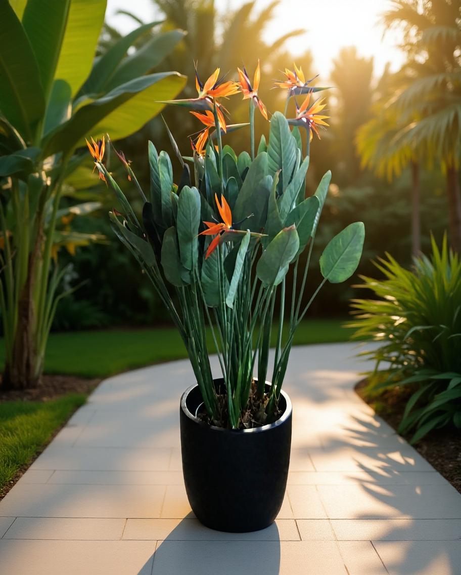 Strelitzia nicolai/reginae - Paradiesvogelblume