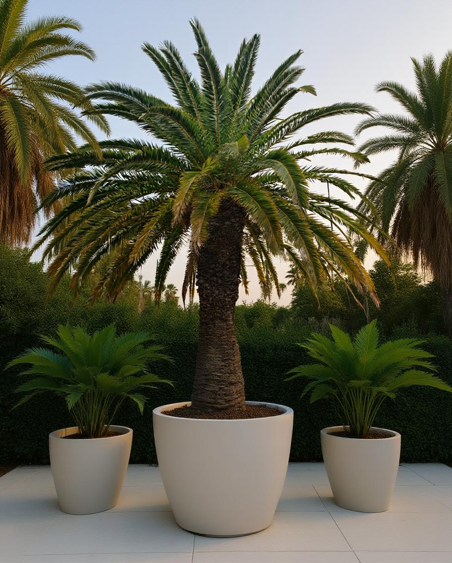 Phoenix canariensis - Kanarische Dattelpalme