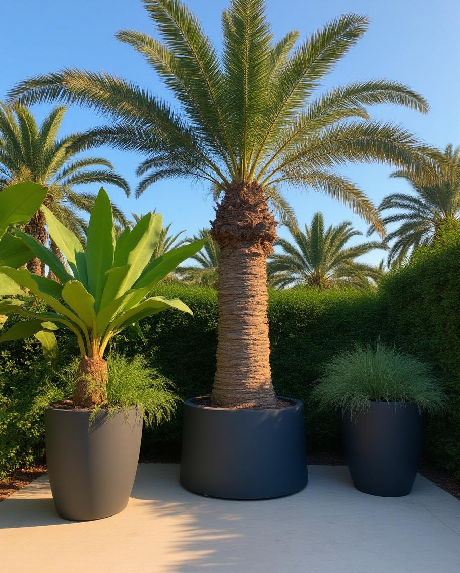 Phoenix canariensis - Kanarische Dattelpalme